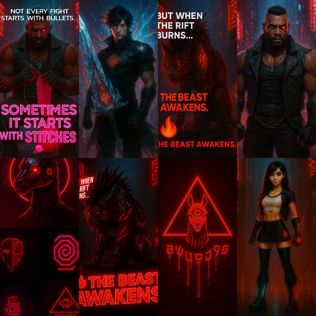 Cyberpunk collage